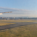 Landing in Frankfurt