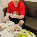 fish with salad