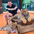 Tiger Kingdom Chiang Mai two small tigers